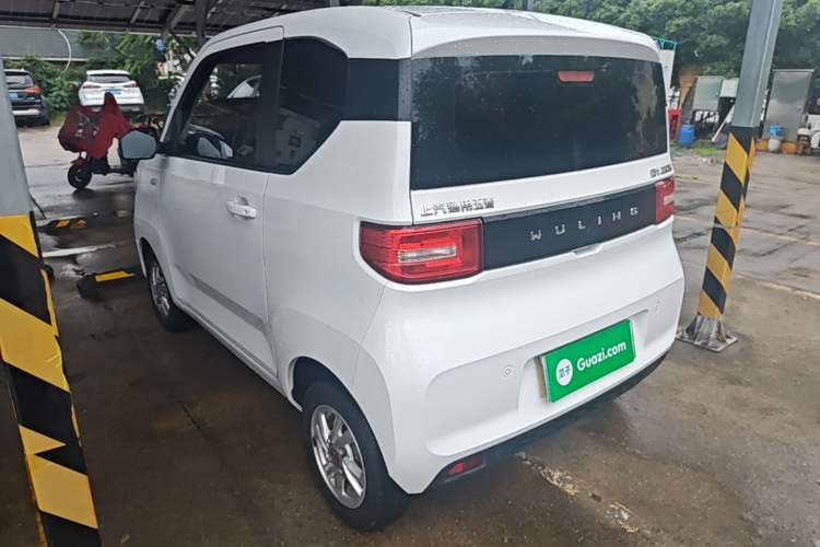 Used Wuling Hongguang MINIEV 2021 Macaron Fashion Edition Lithium-Ion Battery Rear Left 45 Deg