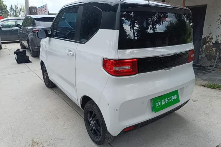 Used Wuling Hongguang MINIEV 2021 Macaron Fashion Model Lithium Iron Phosphate Rear Left 45 Deg