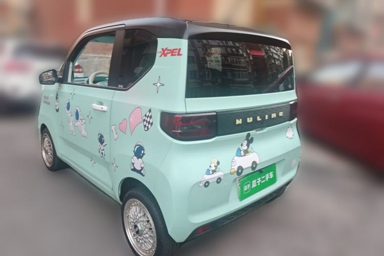 Used Wuling Hongguang MINIEV 2021 Macaron Fashion Edition Lithium-Ion Battery Rear Left 45 Deg