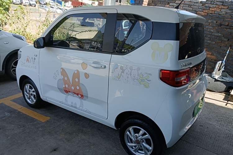 Used Wuling Hongguang MINIEV 2021 Macaron Fashion Edition Lithium-Ion Battery Rear Left 45 Deg