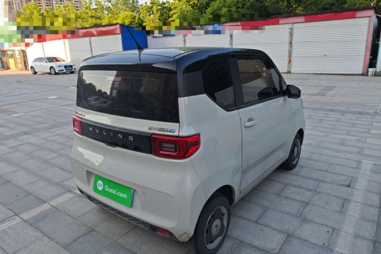 Used Wuling Hongguang MINIEV 2021 Macaron Sandwich Model 170 km Lithium Iron Phosphate Rear Right 45 Deg
