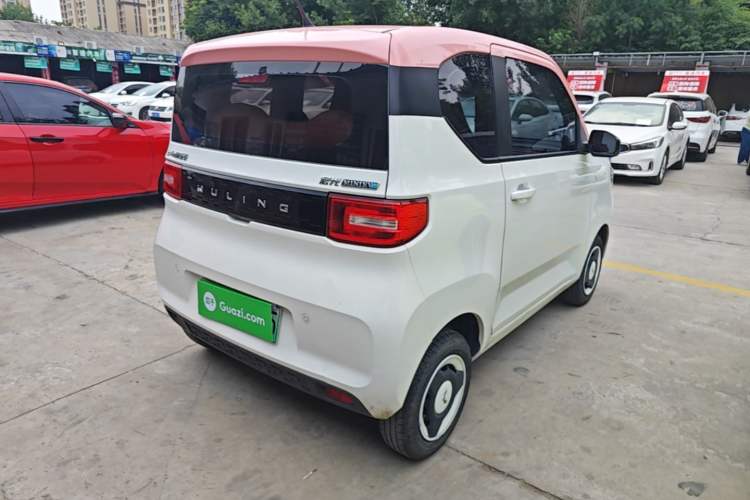 Used Wuling Hongguang MINIEV 2021 Macaron Fashion Edition Lithium-Ion Battery Rear Right 45 Deg