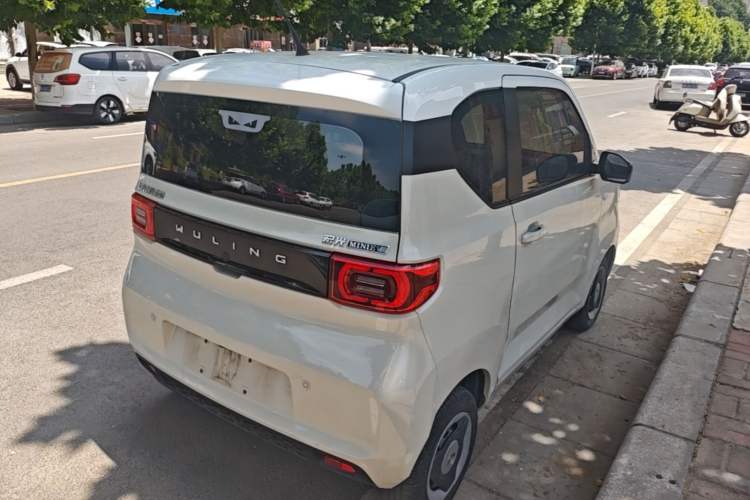 Used Wuling Hongguang MINIEV 2021 Macaron Fashion Edition Lithium-Ion Battery Rear Right 45 Deg