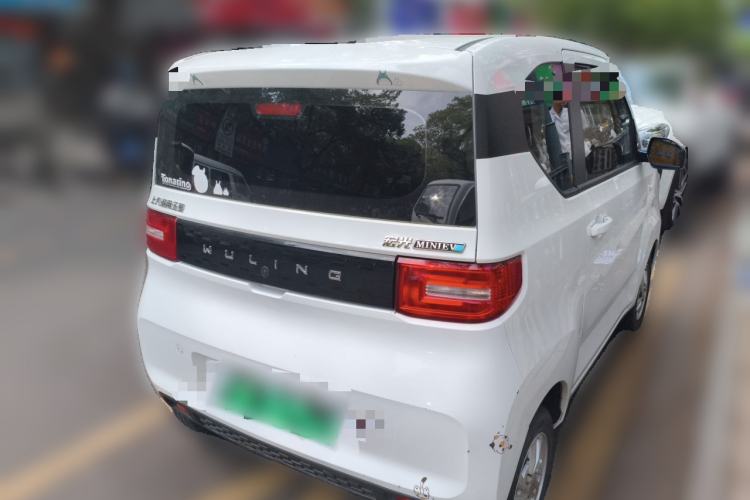 Used Wuling Hongguang MINIEV 2021 Macaron Fashion Edition Lithium-Ion Battery Rear Right 45 Deg