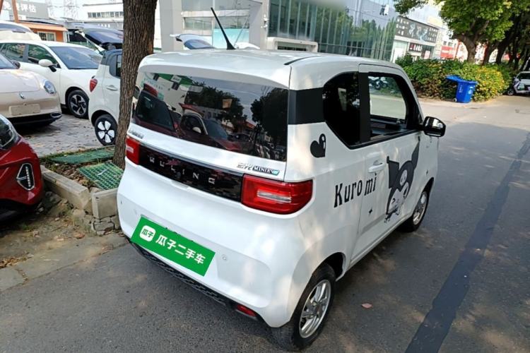Used Wuling Hongguang MINIEV 2021 Macaron Fashion Model Lithium Iron Phosphate Rear Right 45 Deg