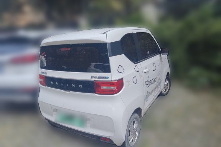 Used Wuling Hongguang MINIEV 2021 Macaron Premium Model – Lithium Iron Phosphate Rear Right 45 Deg