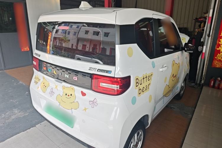 Used Wuling Hongguang MINIEV 2021 Macaron Fashion Model Lithium Iron Phosphate Rear Right 45 Deg