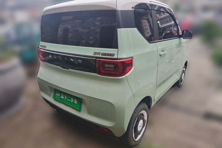 Used Wuling Hongguang MINIEV 2021 Macaron Fashion Model Lithium Iron Phosphate Rear Right 45 Deg