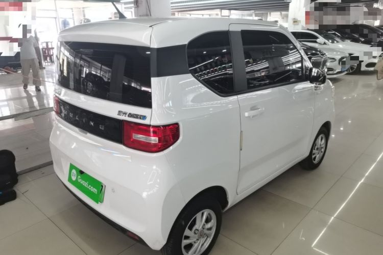 Used Wuling Hongguang MINIEV 2021 Macaron Fashion Model Lithium Iron Phosphate Rear Right 45 Deg
