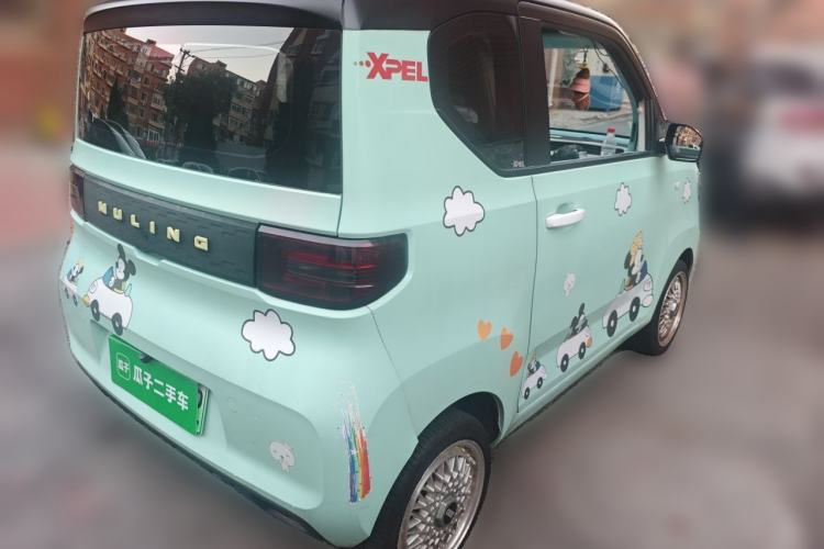 Used Wuling Hongguang MINIEV 2021 Macaron Fashion Edition Lithium-Ion Battery Rear Right 45 Deg