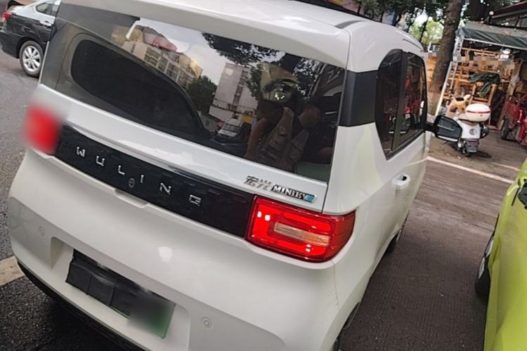 Used Wuling Hongguang MINIEV 2021 Macaron Fashion Model Lithium Iron Phosphate Rear Right 45 Deg