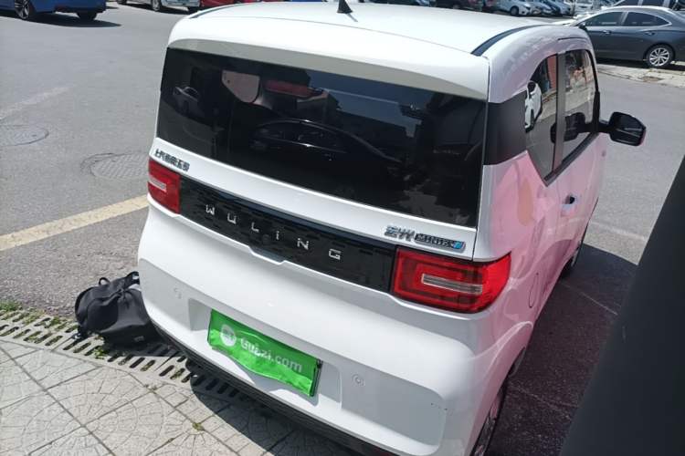 Used Wuling Hongguang MINIEV 2021 Macaron Sandwich Model 170 km Lithium Iron Phosphate Rear Right 45 Deg