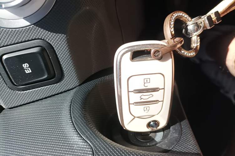 Used Wuling Hongguang MINIEV 2021 Macaron Sandwich Model 120 km Lithium NMC Vehicle Key