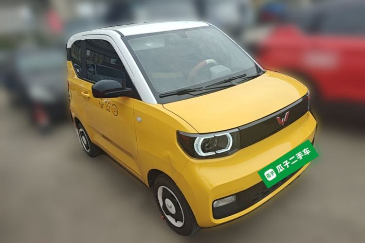 Used Wuling Hongguang MINIEV 2021 Macaron Fashion Edition Lithium-Ion Battery Front Right 45 Deg