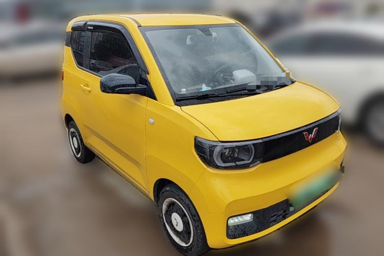 Used Wuling Hongguang MINIEV 2021 Macaron Fashion Model Lithium Iron Phosphate Front Right 45 Deg