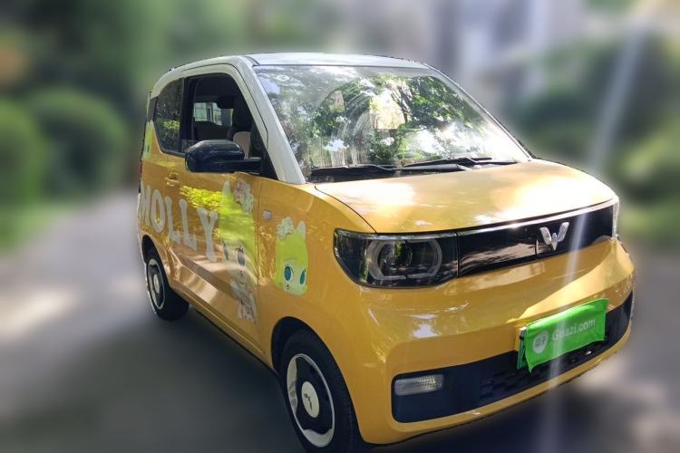 Used Wuling Hongguang MINIEV 2021 Macaron Premium Model – Lithium-NMC Front Right 45 Deg