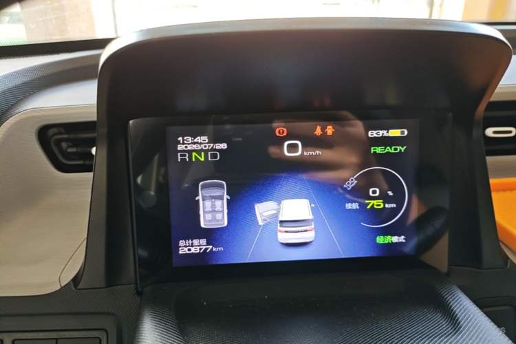 Used Wuling Hongguang MINIEV 2021 Macaron Fashion Edition Lithium-Ion Battery Instrument Cluster