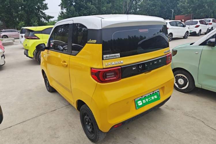 Used Wuling Hongguang MINIEV 2021 Macaron Fashion Edition Lithium-Ion Battery Rear Left 45 Deg
