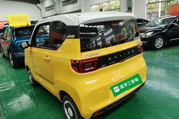 Used Wuling Hongguang MINIEV 2021 Macaron Premium Model – Lithium Iron Phosphate Rear Left 45 Deg