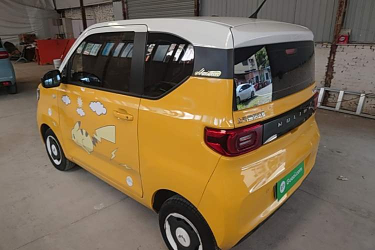 Used Wuling Hongguang MINIEV 2021 Macaron Fashion Edition Lithium-Ion Battery Rear Left 45 Deg