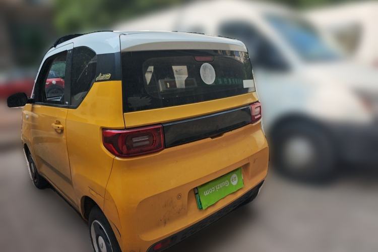 Used Wuling Hongguang MINIEV 2021 Macaron Sandwich Model 170 km Lithium Iron Phosphate Rear Left 45 Deg