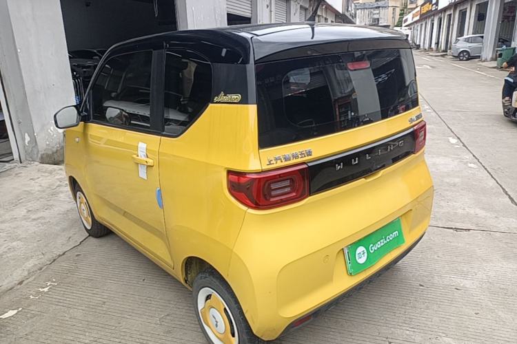 Used Wuling Hongguang MINIEV 2021 Macaron Fashion Model Lithium Iron Phosphate Rear Left 45 Deg