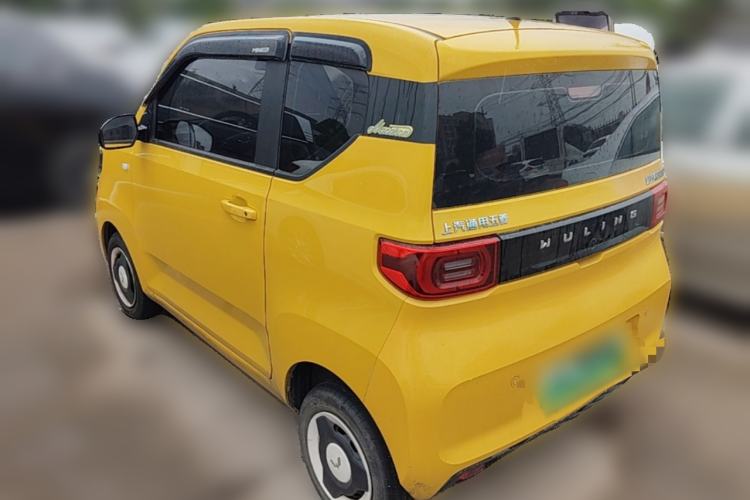 Used Wuling Hongguang MINIEV 2021 Macaron Fashion Model Lithium Iron Phosphate Rear Left 45 Deg
