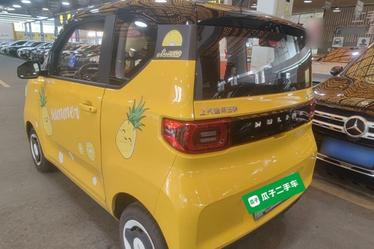 Used Wuling Hongguang MINIEV 2021 Macaron Premium Model – Lithium Iron Phosphate Rear Left 45 Deg