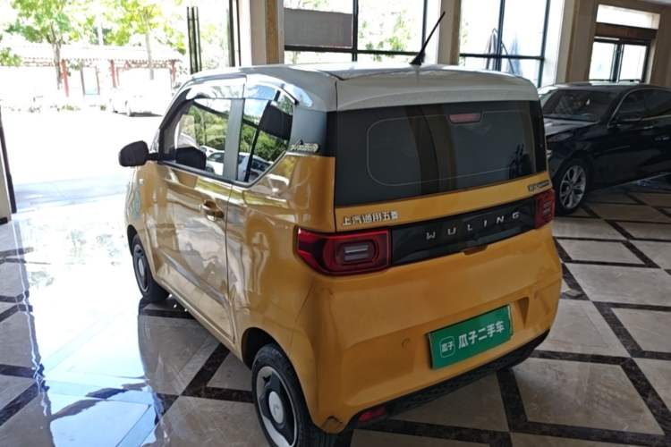 Used Wuling Hongguang MINIEV 2021 Macaron Fashion Edition Lithium-Ion Battery Rear Left 45 Deg