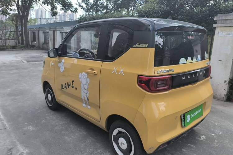 Used Wuling Hongguang MINIEV 2021 Macaron Premium Model – Lithium Iron Phosphate Rear Left 45 Deg