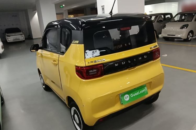 Used Wuling Hongguang MINIEV 2021 Macaron Fashion Edition Lithium-Ion Battery Rear Left 45 Deg