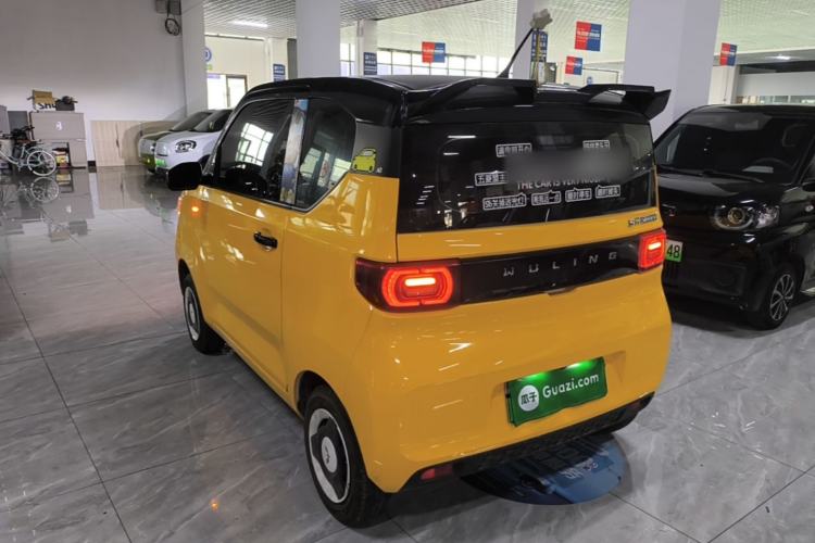 Used Wuling Hongguang MINIEV 2021 Macaron Fashion Model Lithium Iron Phosphate Rear Left 45 Deg