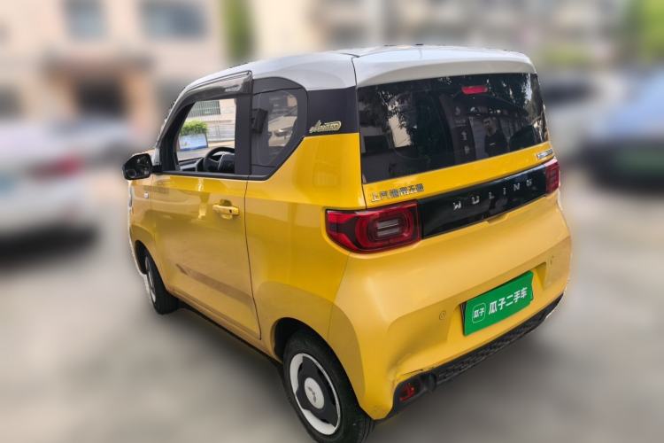 Used Wuling Hongguang MINIEV 2021 Macaron Fashion Edition Lithium-Ion Battery Rear Left 45 Deg
