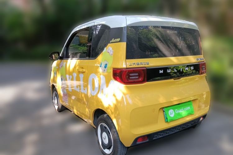 Used Wuling Hongguang MINIEV 2021 Macaron Premium Model – Lithium-NMC Rear Left 45 Deg