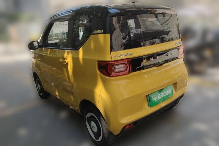 Used Wuling Hongguang MINIEV 2021 Macaron Fashion Model Lithium Iron Phosphate Rear Left 45 Deg