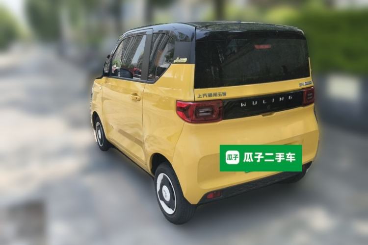 Used Wuling Hongguang MINIEV 2021 Macaron Fashion Edition Lithium-Ion Battery Rear Left 45 Deg
