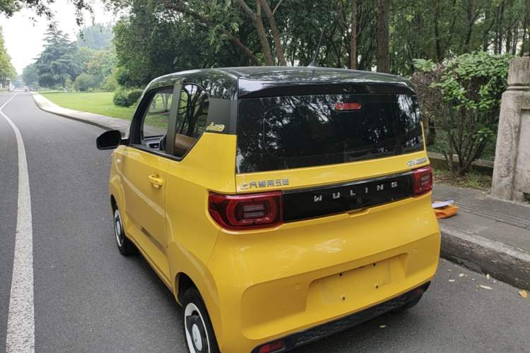 Used Wuling Hongguang MINIEV 2021 Macaron Premium Model – Lithium Iron Phosphate Rear Left 45 Deg