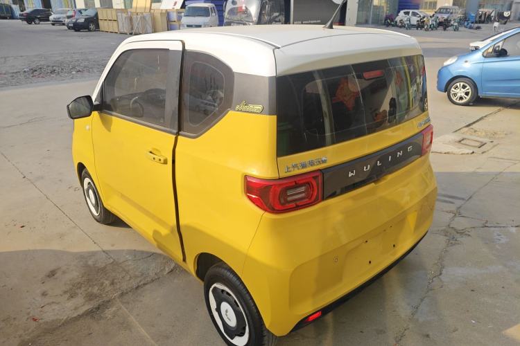 Used Wuling Hongguang MINIEV 2021 Macaron Fashion Model Lithium Iron Phosphate Rear Left 45 Deg
