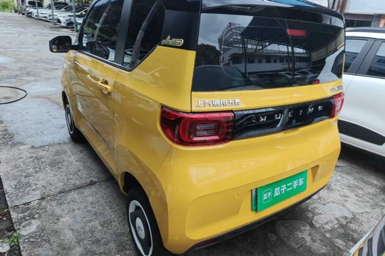 Used Wuling Hongguang MINIEV 2021 Macaron Fashion Edition Lithium-Ion Battery Rear Left 45 Deg