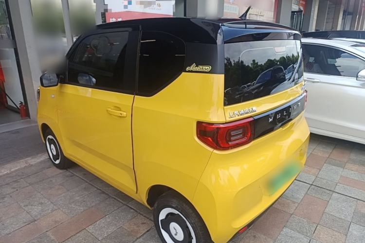 Used Wuling Hongguang MINIEV 2021 Macaron Fashion Edition Lithium-Ion Battery Rear Left 45 Deg