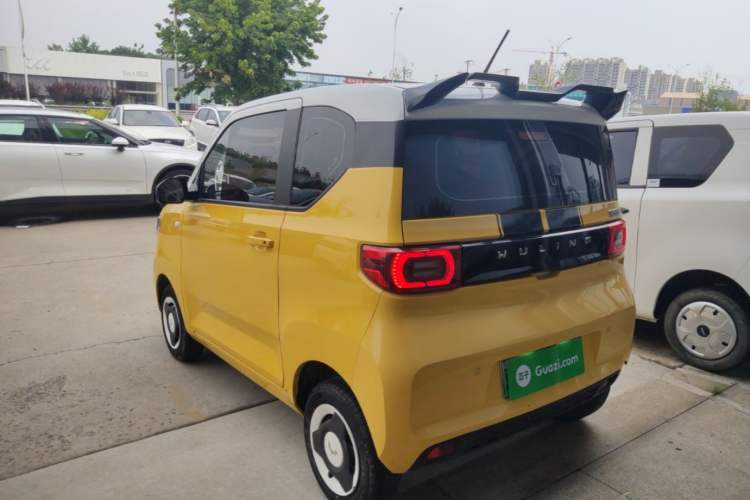 Used Wuling Hongguang MINIEV 2021 Macaron Fashion Model Lithium Iron Phosphate Rear Left 45 Deg