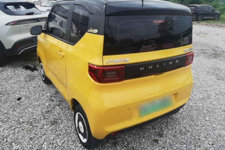 Used Wuling Hongguang MINIEV 2021 Macaron Premium Model – Lithium Iron Phosphate Rear Left 45 Deg