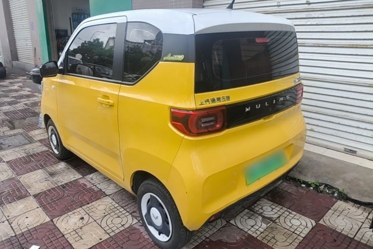 Used Wuling Hongguang MINIEV 2021 Macaron Fashion Model Lithium Iron Phosphate Rear Left 45 Deg