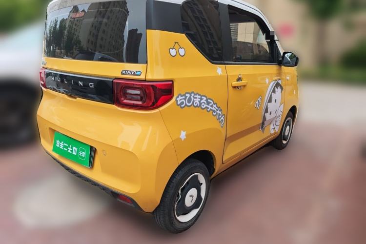Used Wuling Hongguang MINIEV 2021 Macaron Fashion Edition Lithium-Ion Battery Rear Right 45 Deg