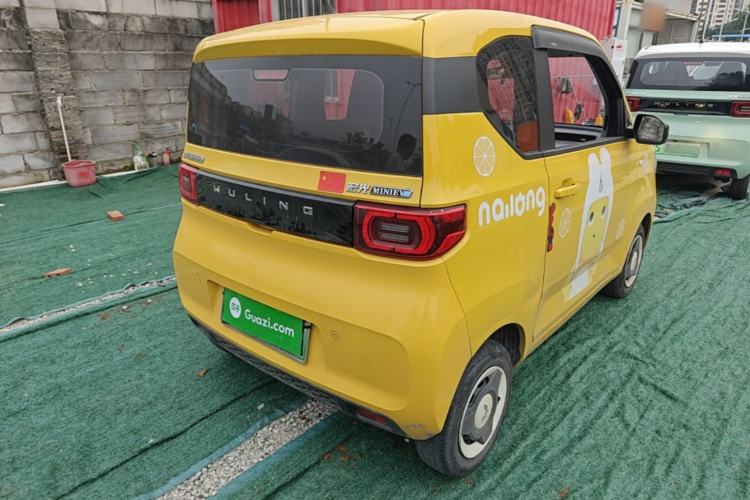 Used Wuling Hongguang MINIEV 2021 Macaron Premium Model – Lithium-NMC Rear Right 45 Deg