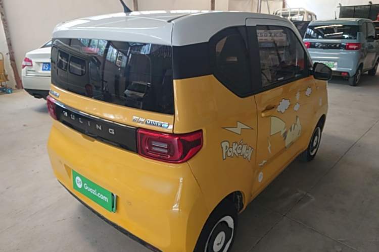 Used Wuling Hongguang MINIEV 2021 Macaron Fashion Edition Lithium-Ion Battery Rear Right 45 Deg