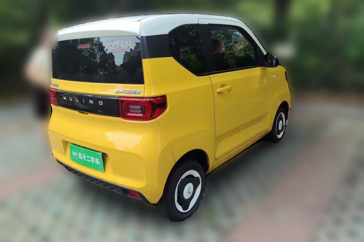 Used Wuling Hongguang MINIEV 2021 Macaron Fashion Model Lithium Iron Phosphate Rear Right 45 Deg