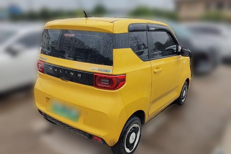 Used Wuling Hongguang MINIEV 2021 Macaron Fashion Model Lithium Iron Phosphate Rear Right 45 Deg