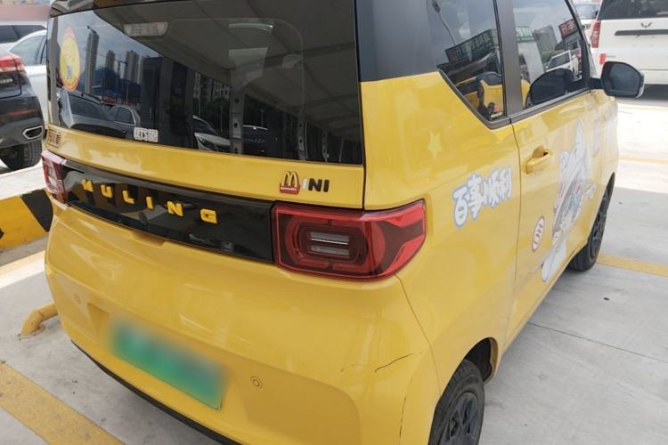 Used Wuling Hongguang MINIEV 2021 Macaron Premium Model – Lithium Iron Phosphate Rear Right 45 Deg