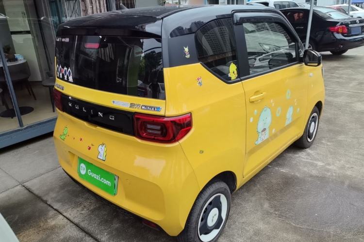 Used Wuling Hongguang MINIEV 2021 Macaron Sandwich Model 170 km Lithium Iron Phosphate Rear Right 45 Deg